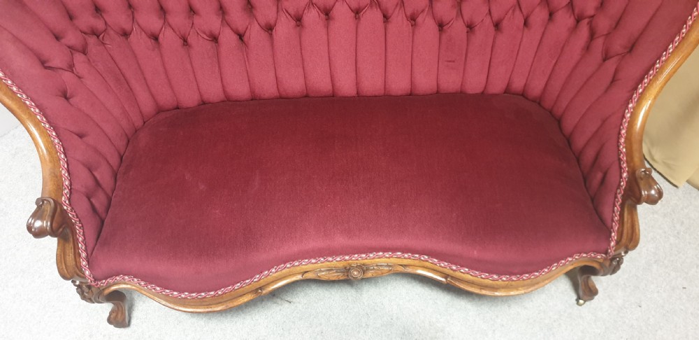 French Walnut Sofa View IX