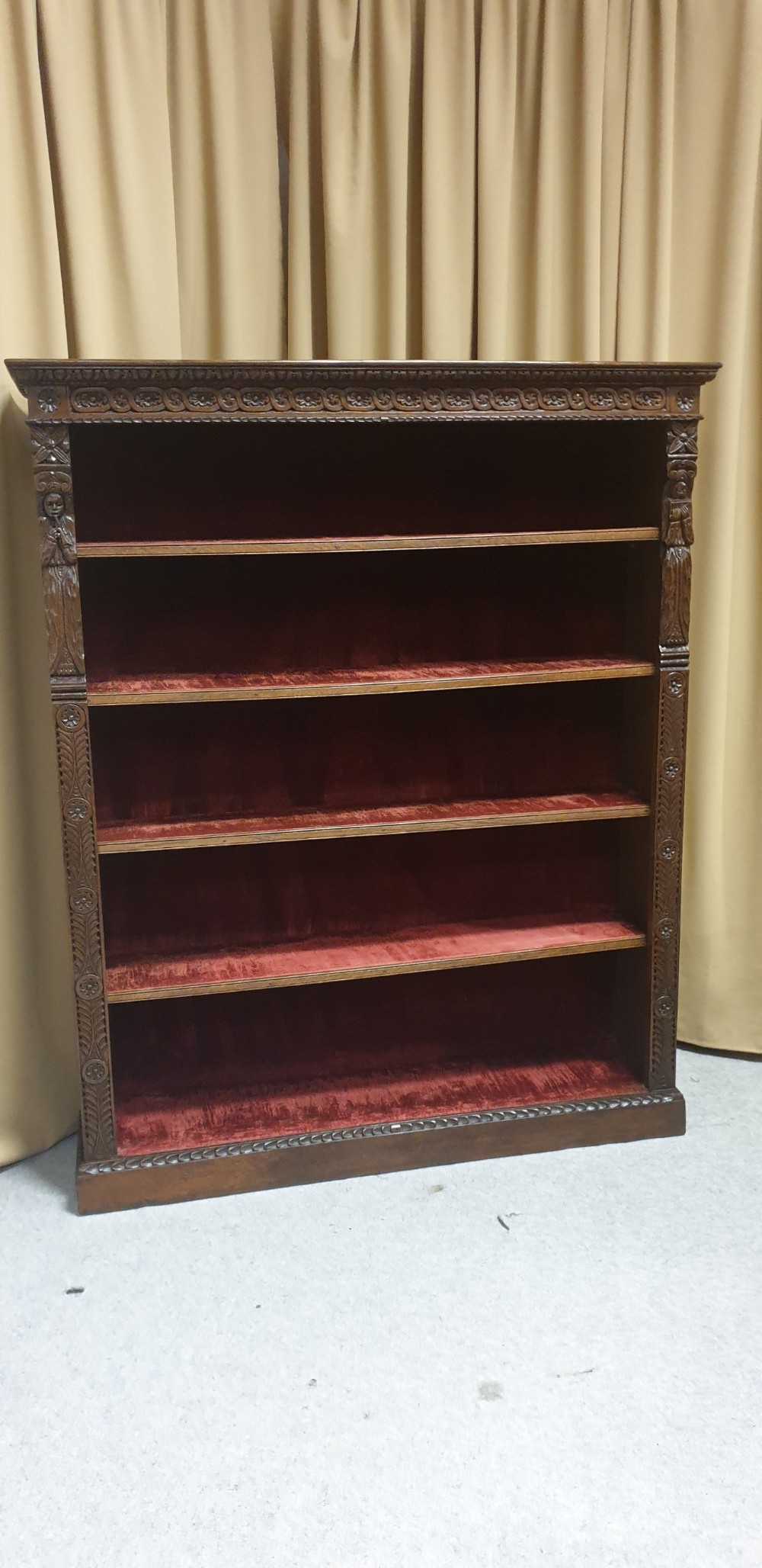 Wonderful Victorian Adjustable Library Bookcase  View VIII