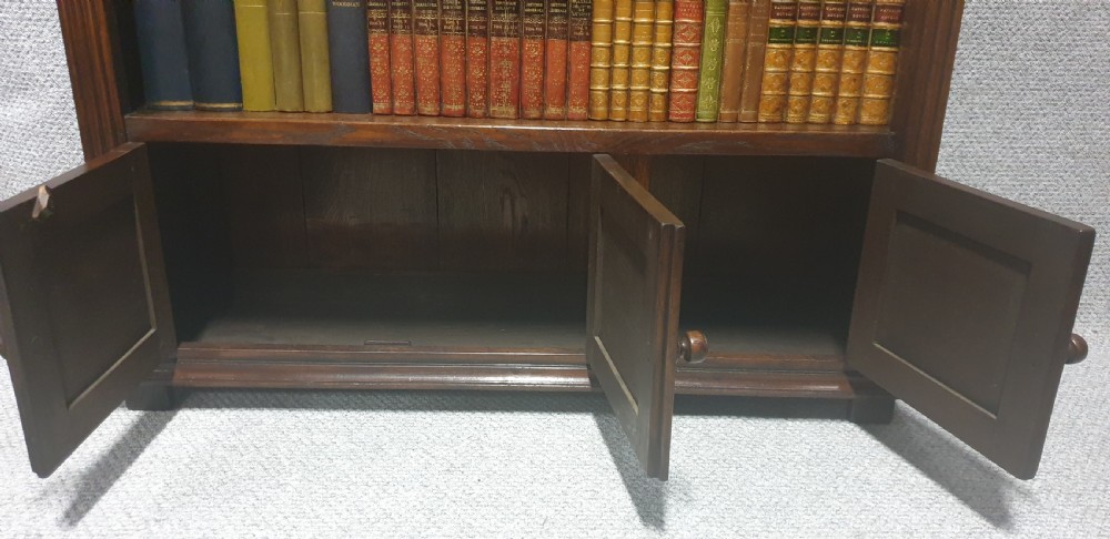 Oak Open Bookcase  View VI