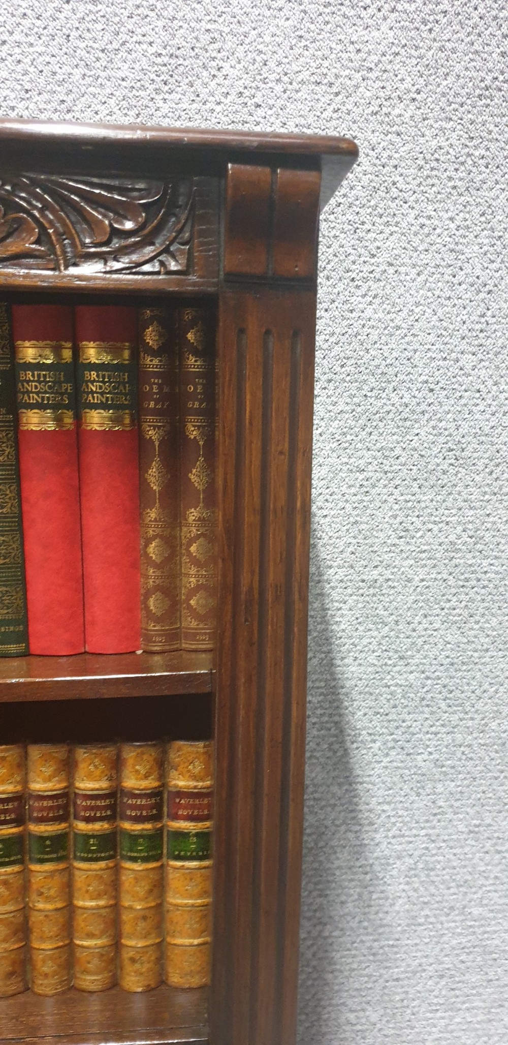 Oak Open Bookcase  View VII