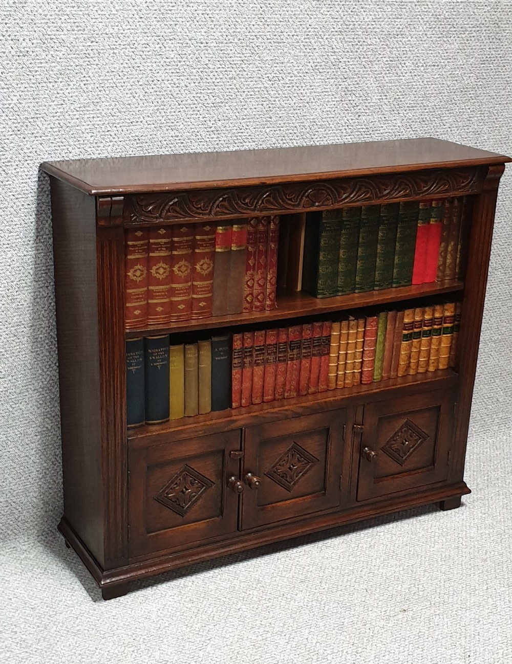 Oak Open Bookcase 
