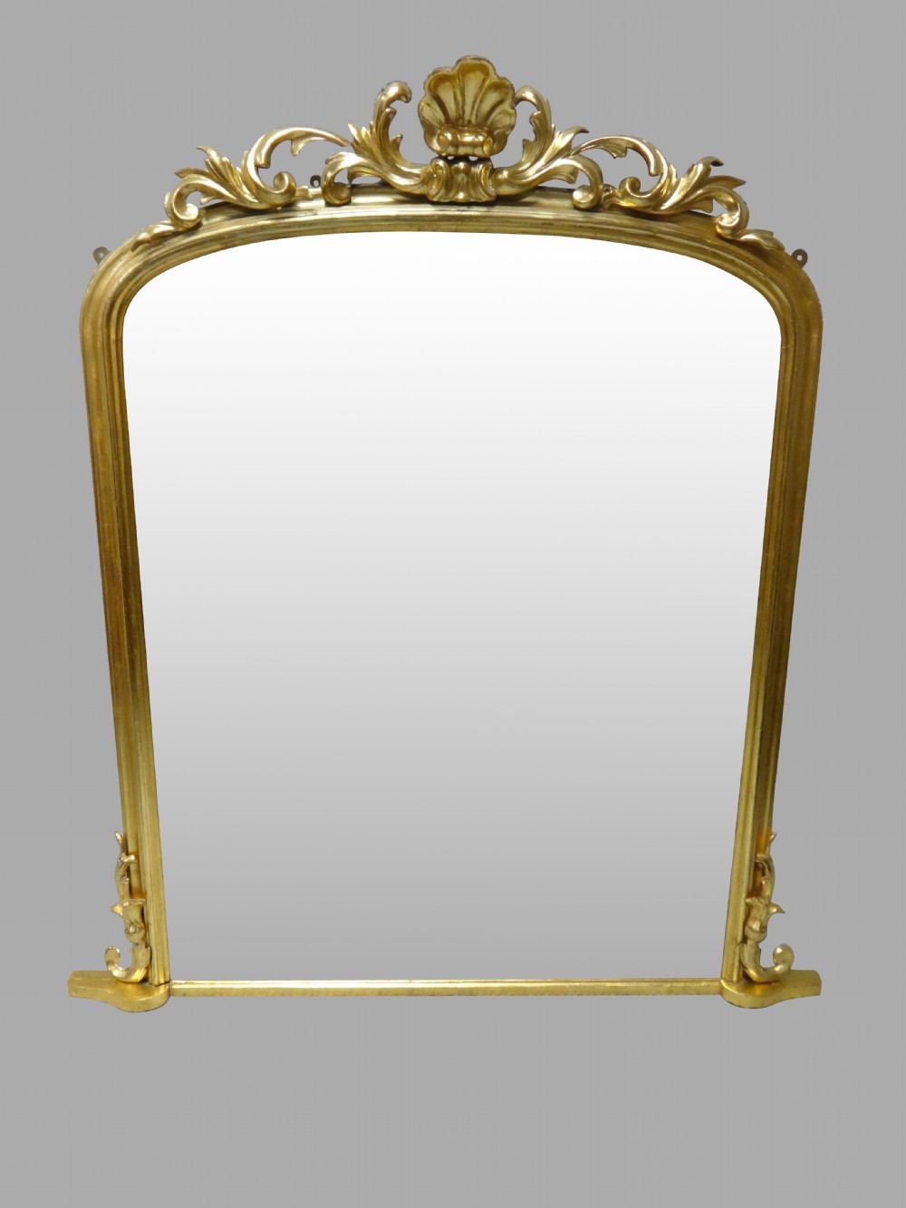 Lovely English Gilt Arched Top Mirror