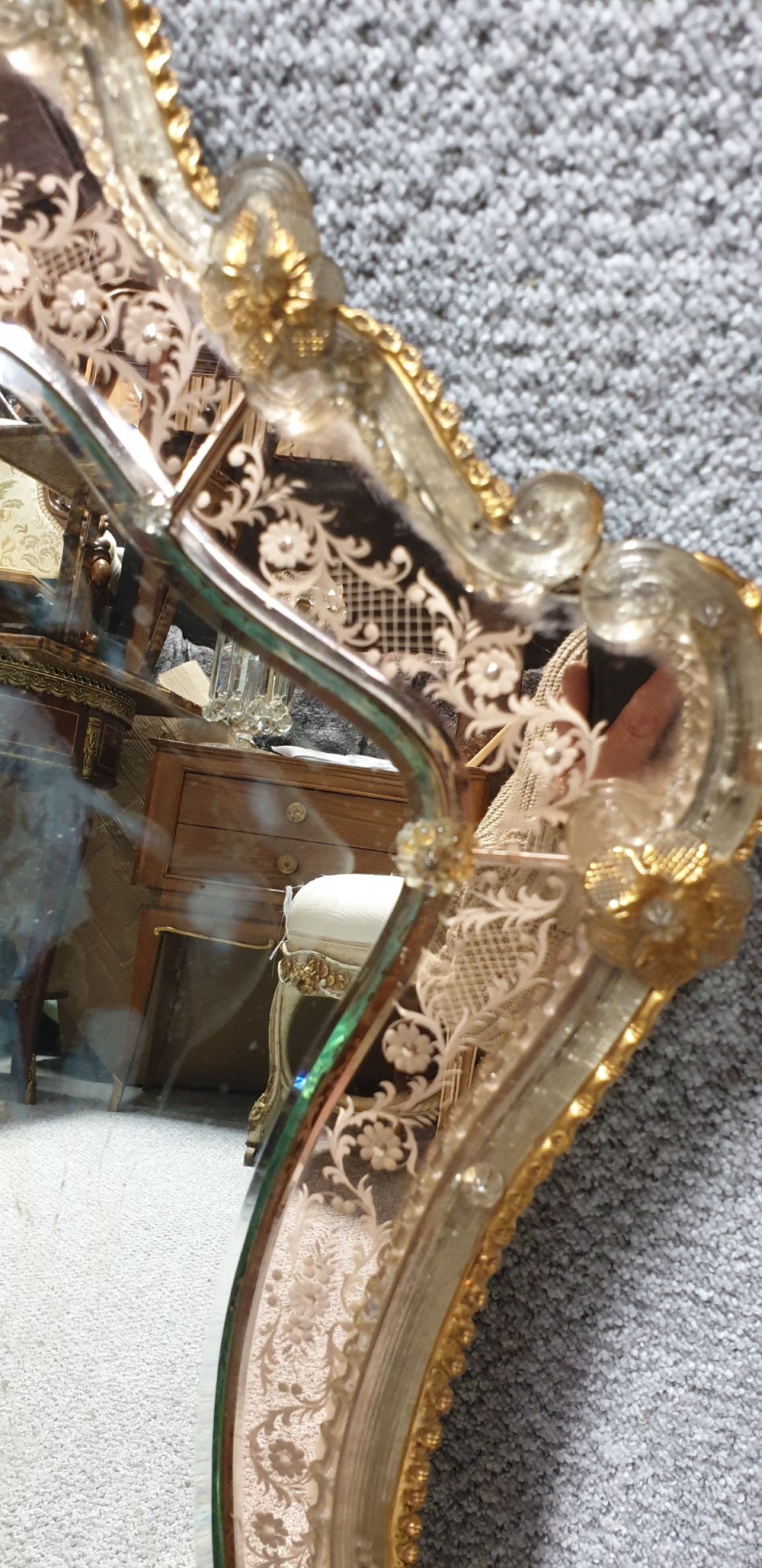 Pretty Venetian Mirror View II