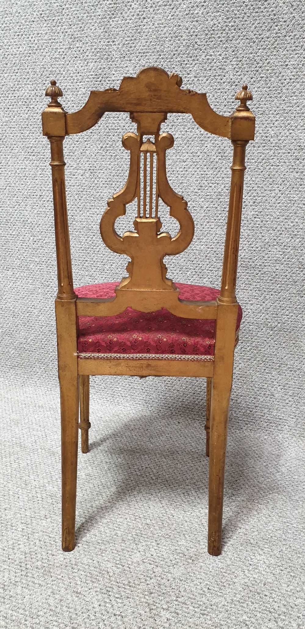 Lovely French Gilt Boudoir Chair View III