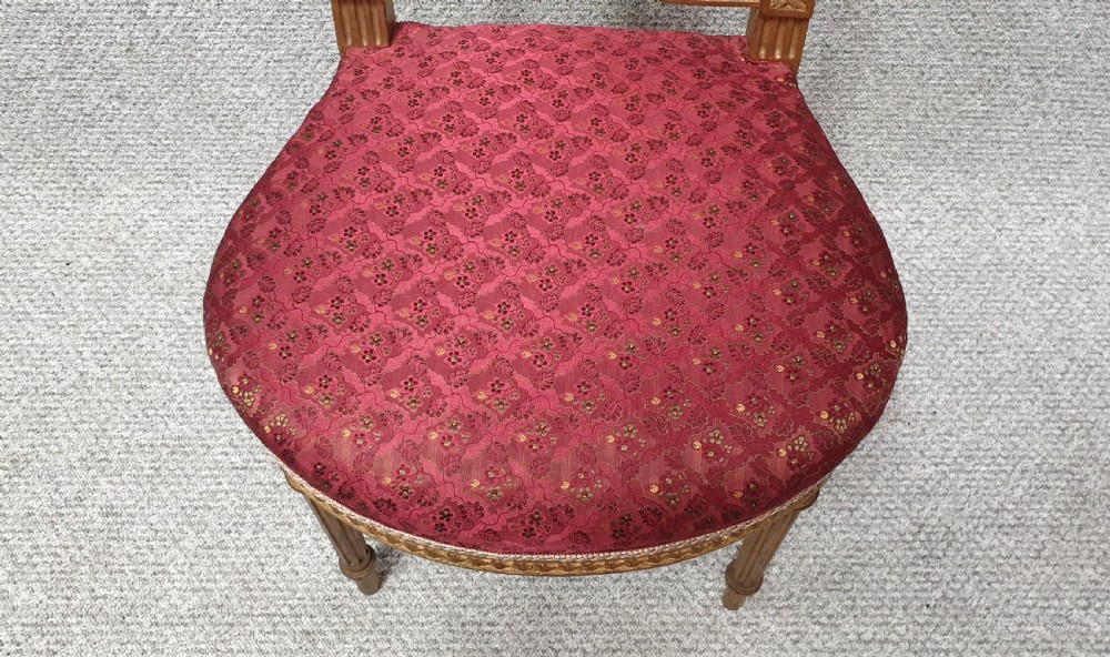 Lovely French Gilt Boudoir Chair View IV