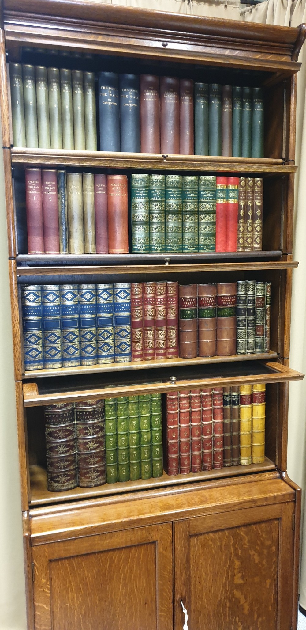Top Quality Barristers Globe Wernick Sectonal Bookcase View IV