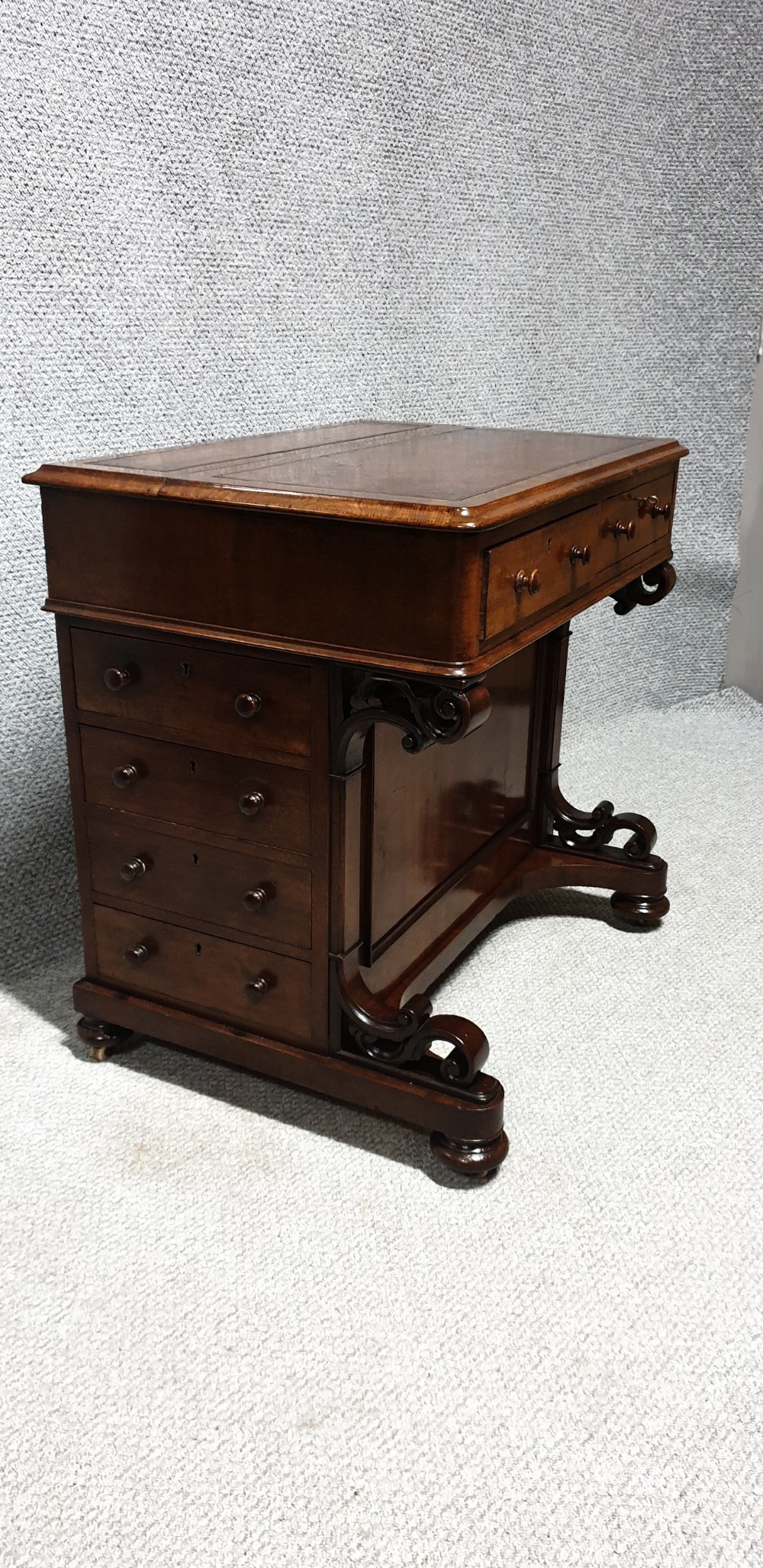 Victorian Mahogany Desk View XI