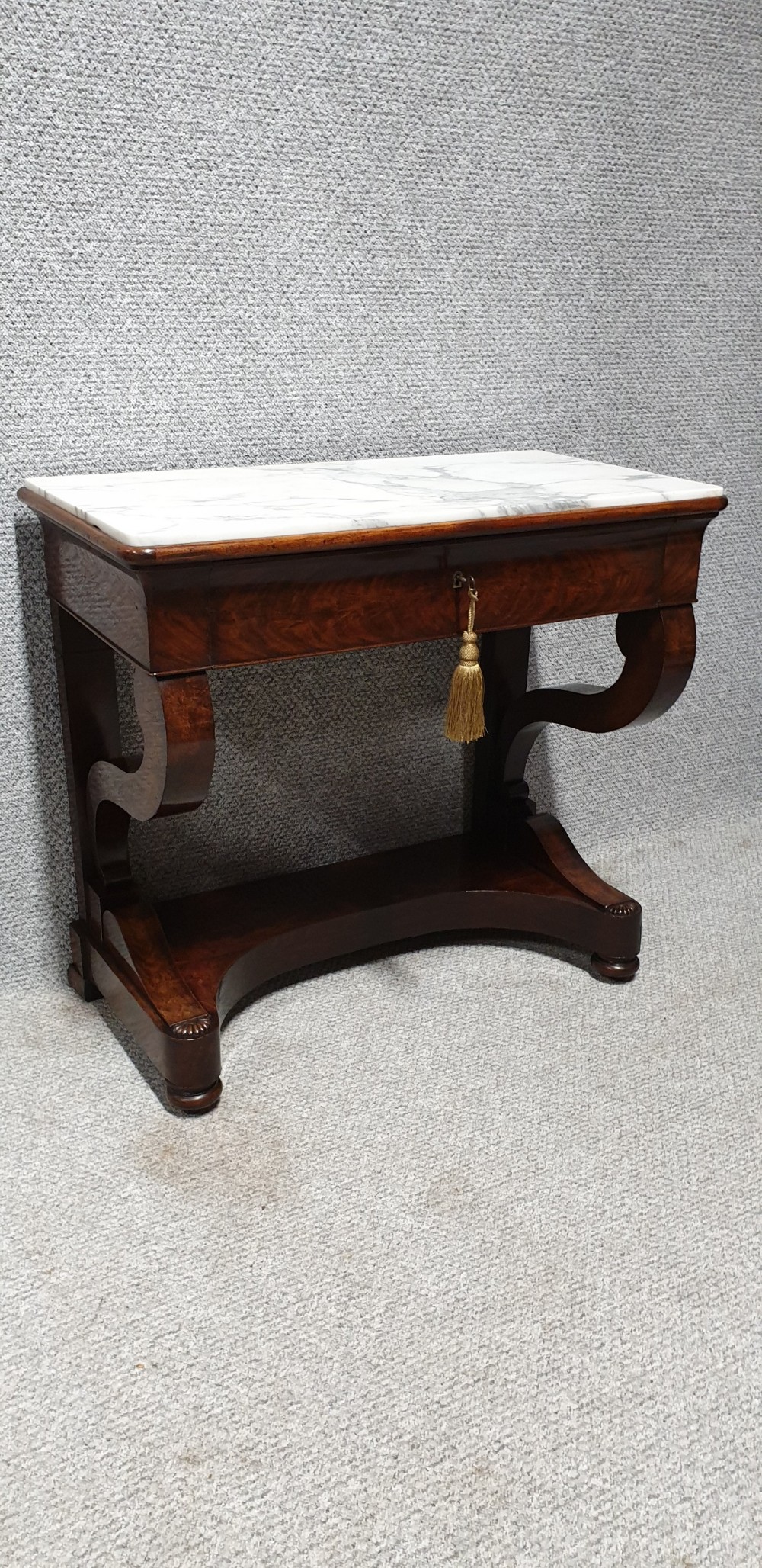 French Mahogany Console Table
