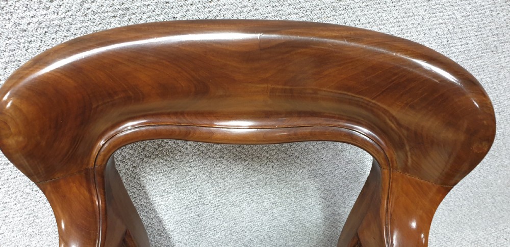 Outstanding Set Eight Mahogany Dining Chairs
 View V