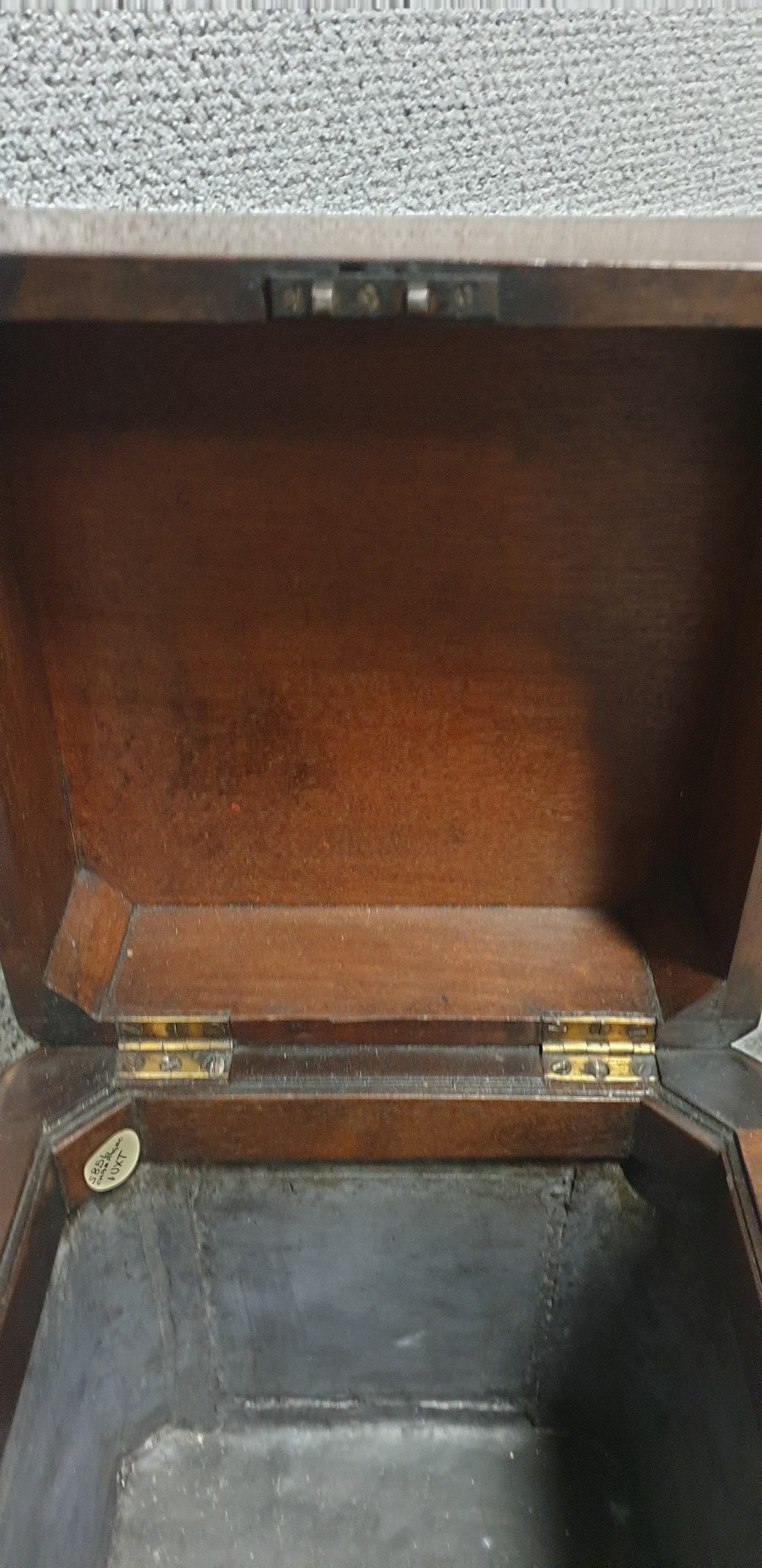 Georgian Mahogany Wine Cooler Cellarette  View V
