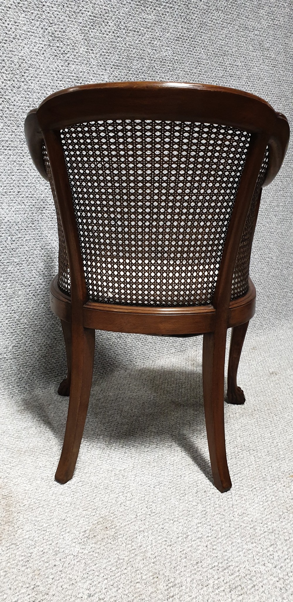 Mahogany Bergere  Desk Chair View III