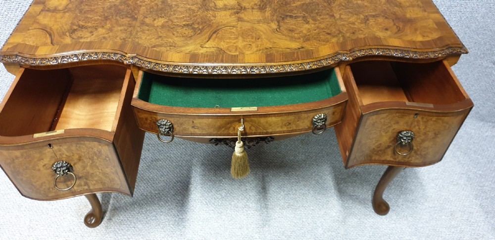 Outstanding Burr Walnut Sideboard  View VIII