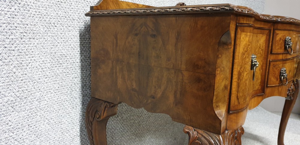 Outstanding Burr Walnut Sideboard  View XII