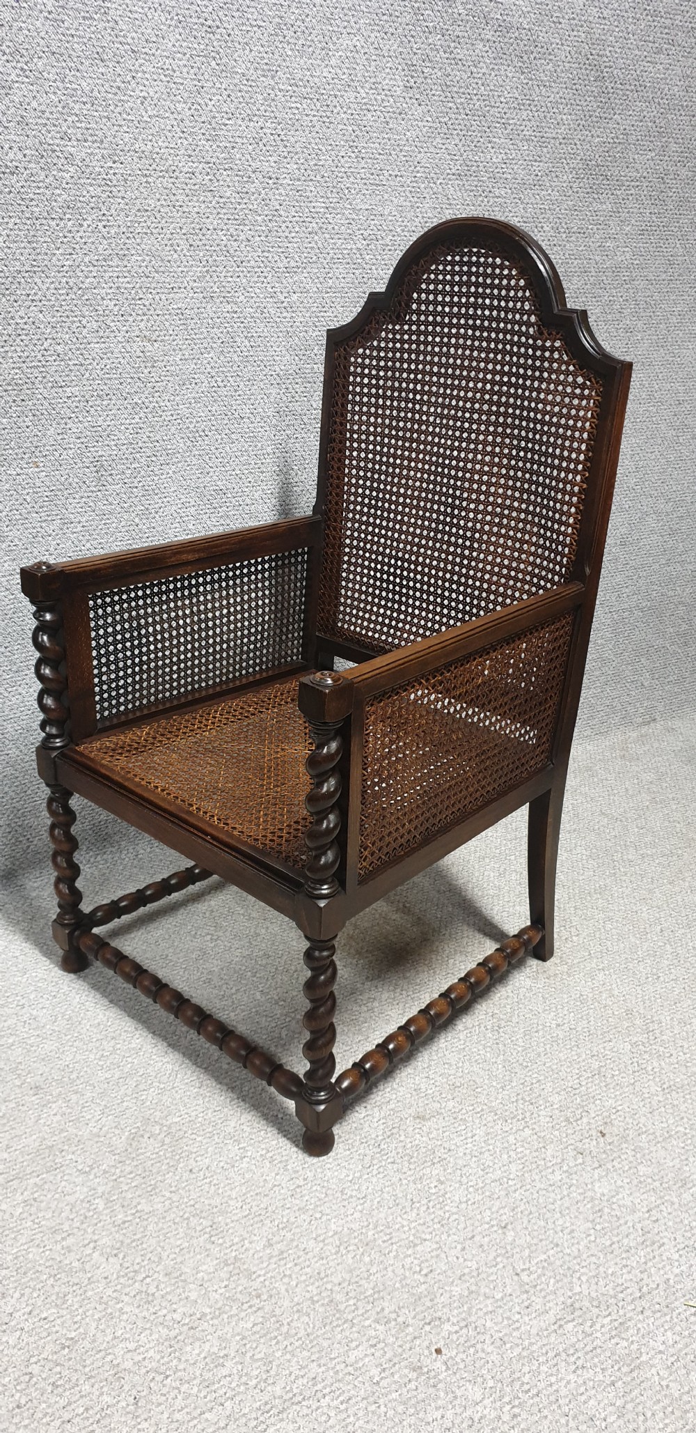 Pair Bergere Carver Armchairs View X