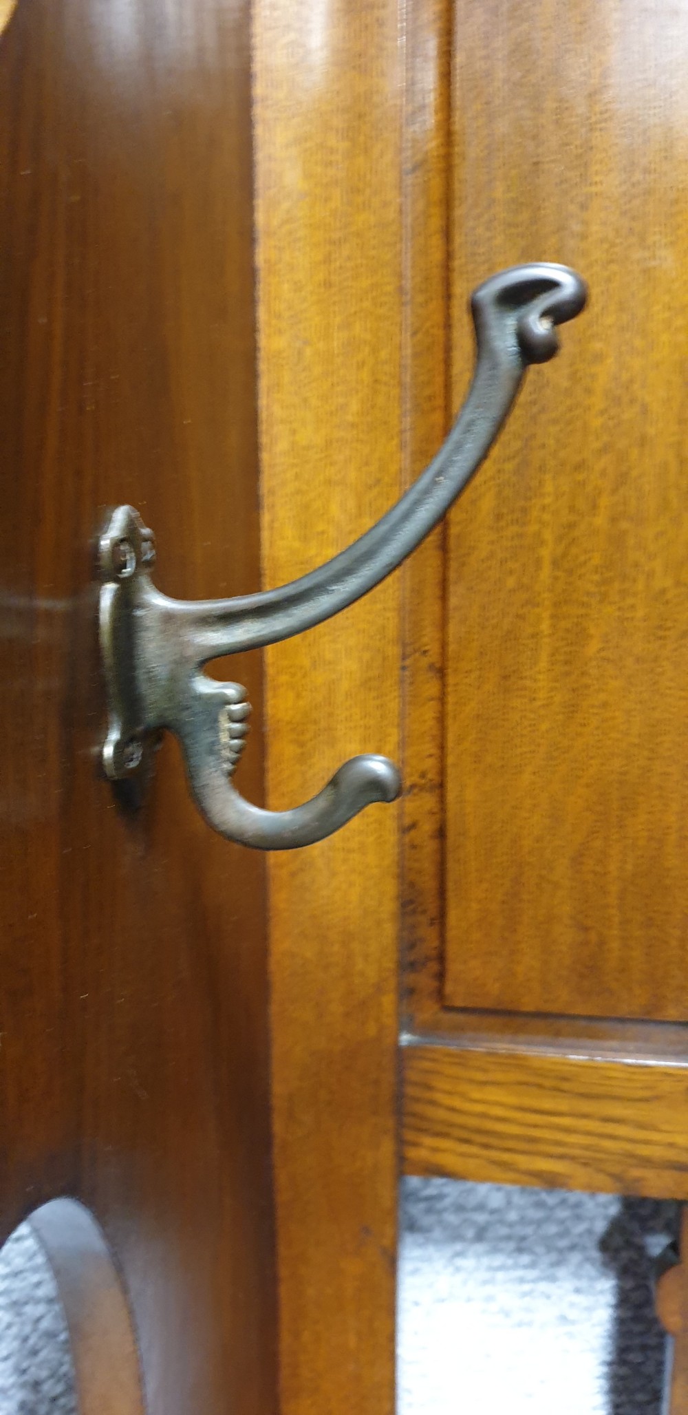 Art Nouveau Oak Hallstand View VI