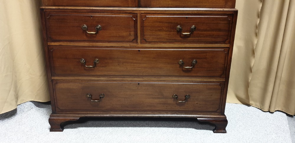 Victorian Mahogany Linen Press  View IV