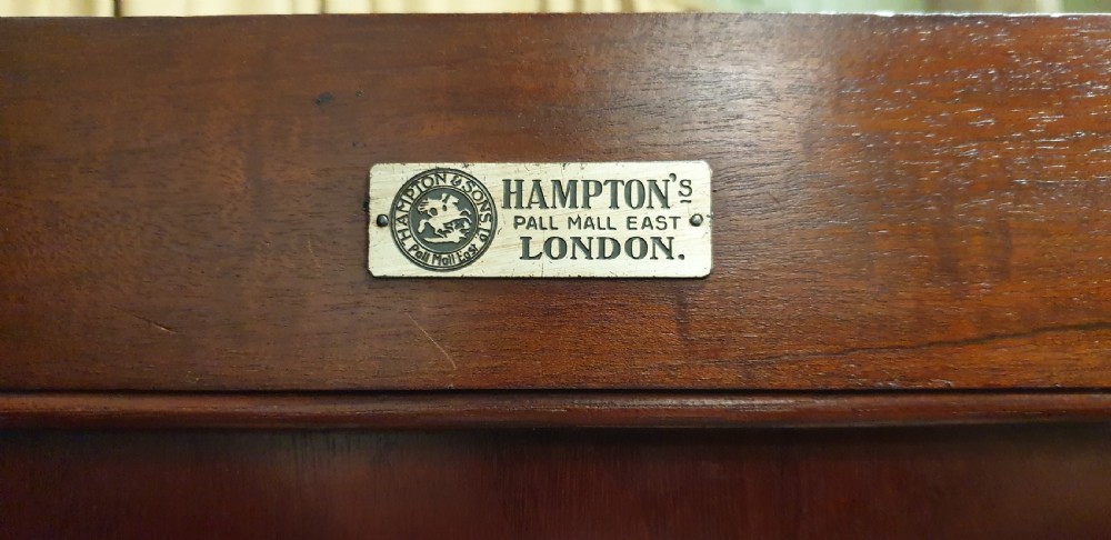 Victorian Mahogany Linen Press  View X