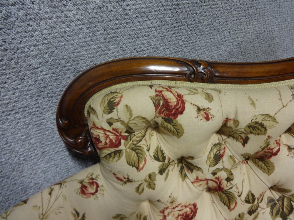 Top Quality Victorian Walnut Sofa View III