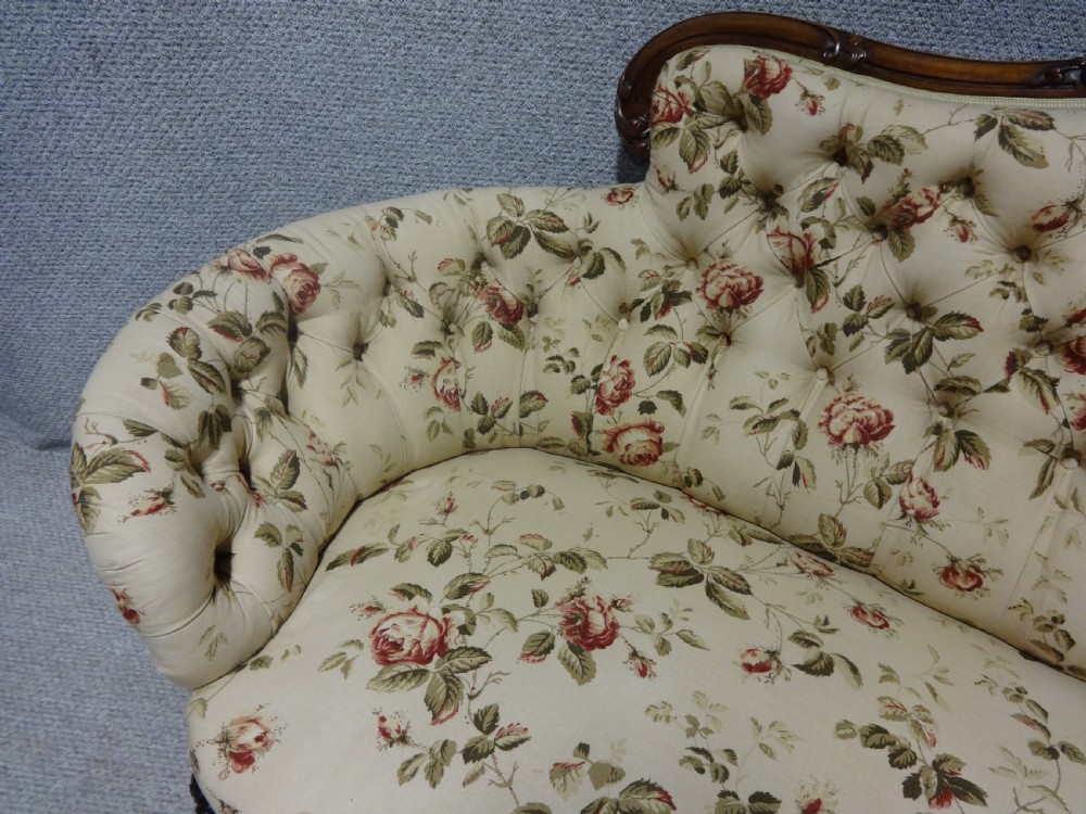 Top Quality Victorian Walnut Sofa View IV