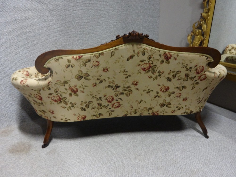 Top Quality Victorian Walnut Sofa View VIII