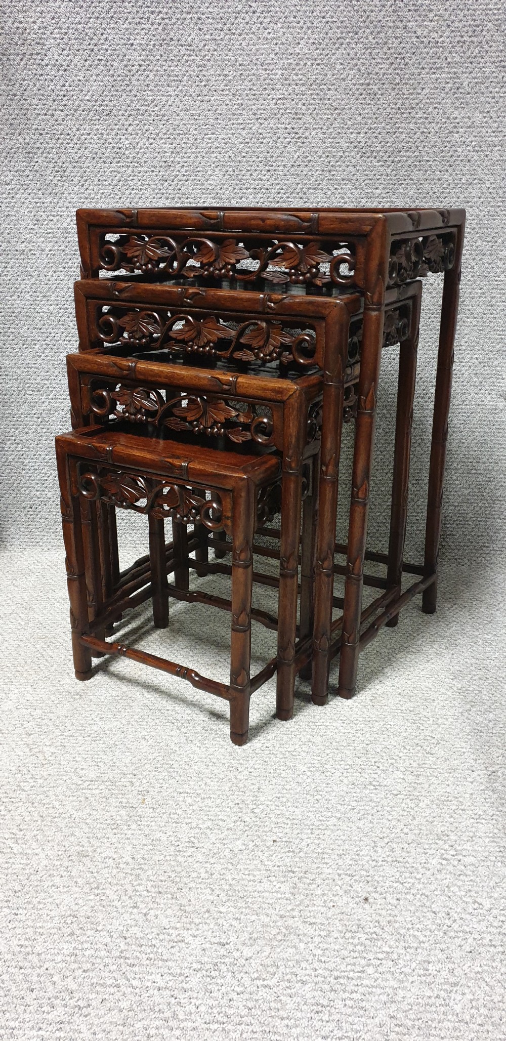 Oriental Rosewood Quartetto Nest of Tables