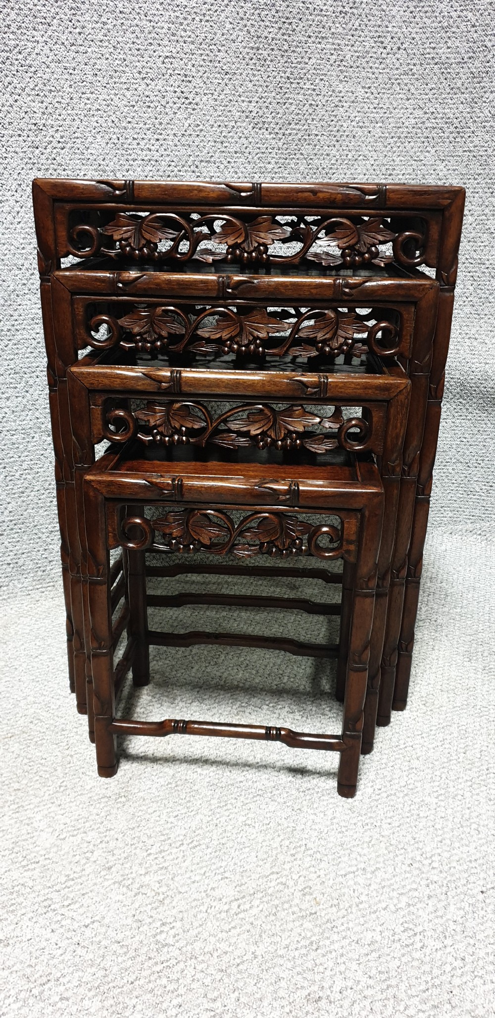 Oriental Rosewood Quartetto Nest of Tables View III