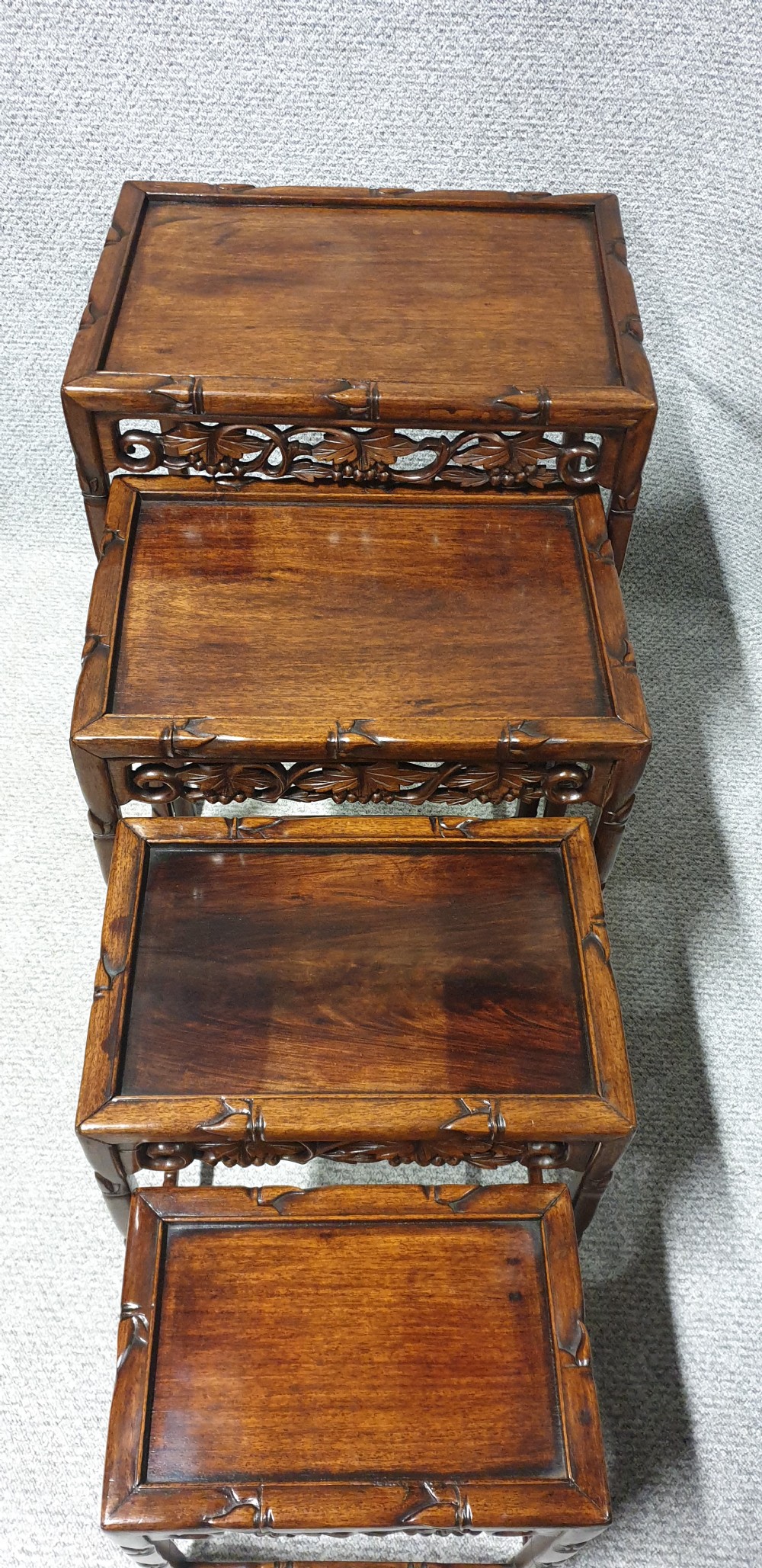 Oriental Rosewood Quartetto Nest of Tables View IV