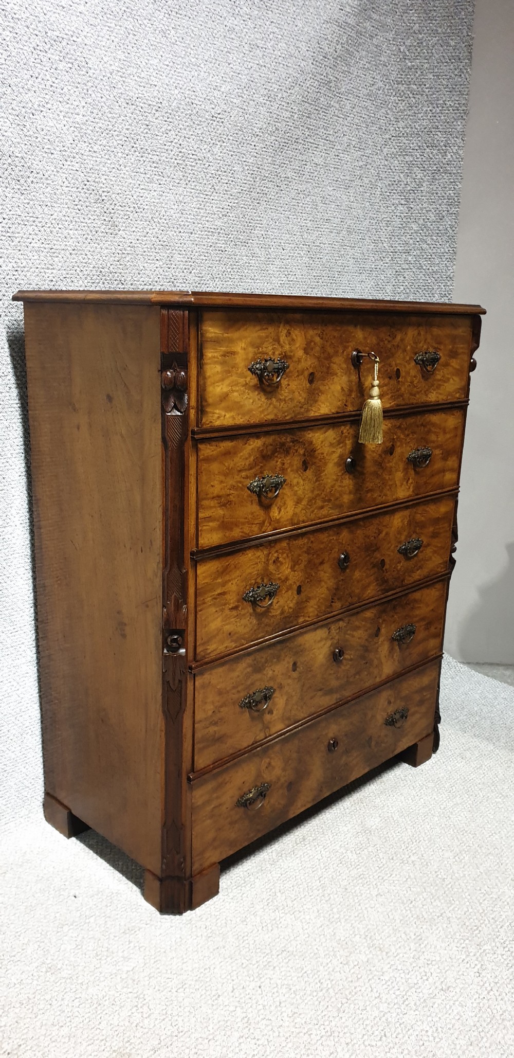 Burr Walnut Chest of Drawers