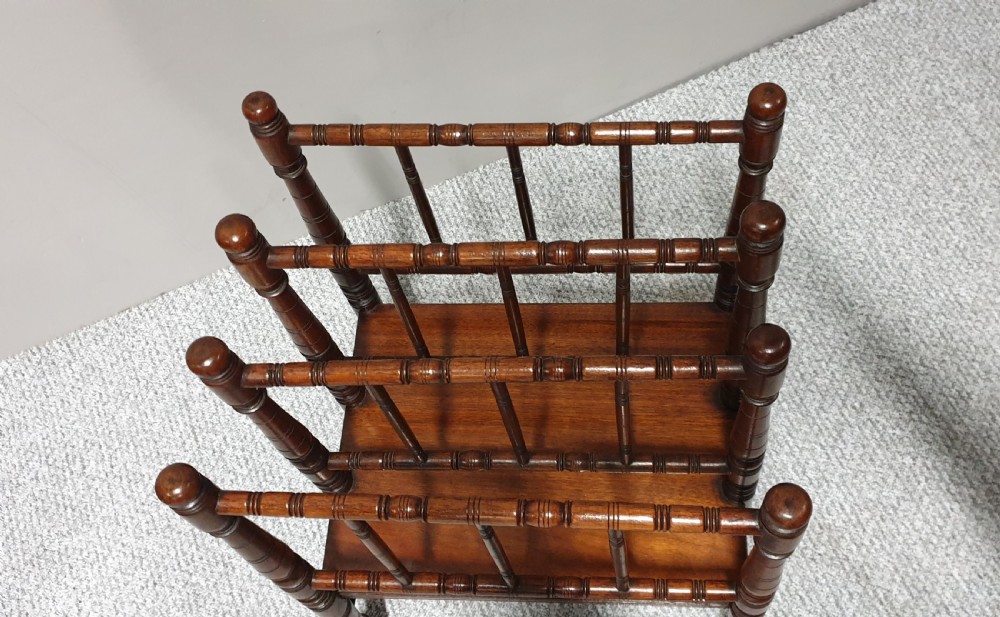 Very Nice Walnut Canterbury View VI