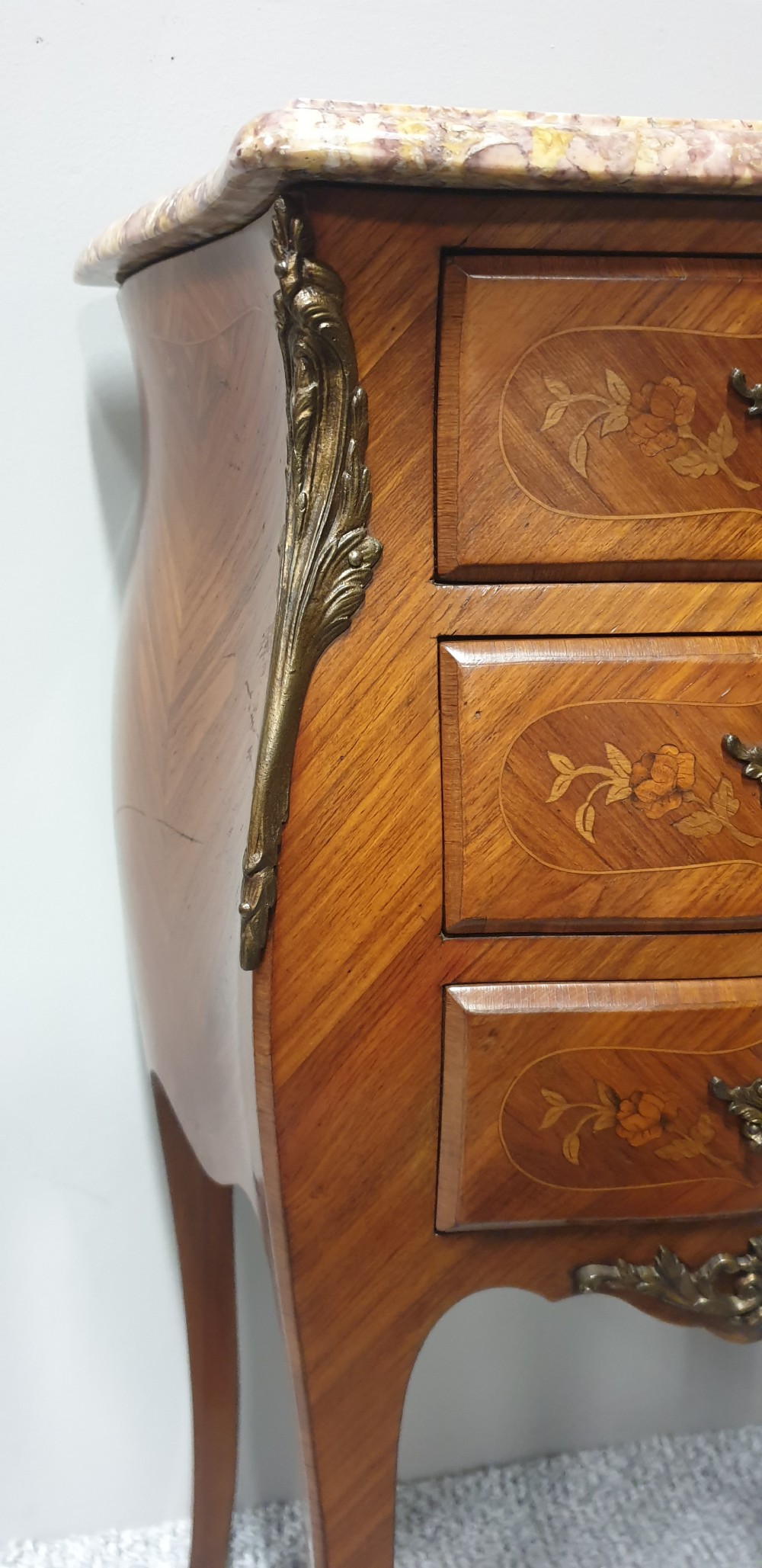 Pair French Bedside Cabinets  View VI