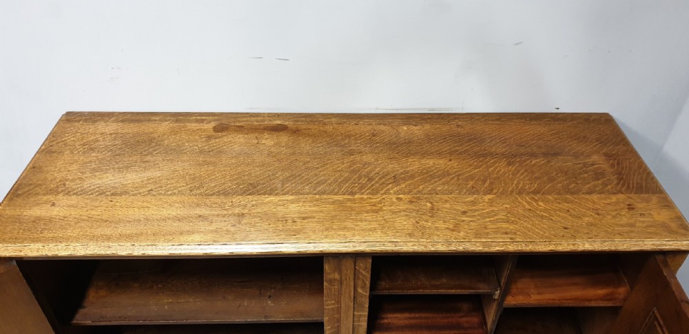 Art Nouveau Golden Oak Sideboard  View VI
