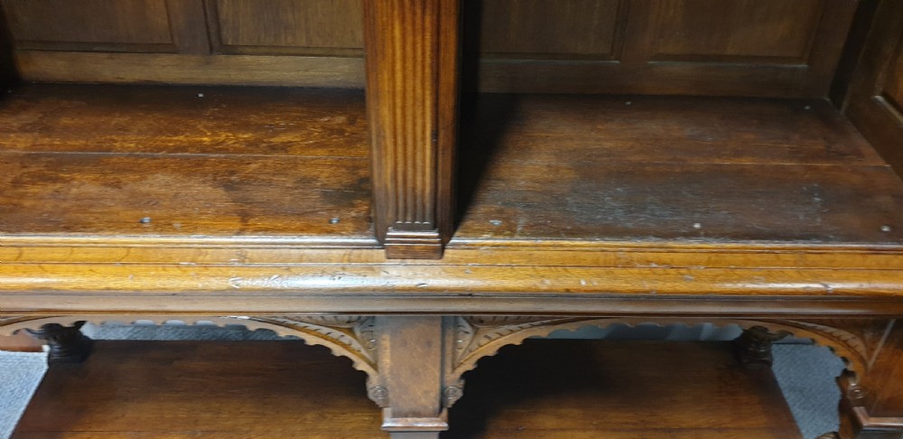 Magnificent Oak Cabinet on Stand View IX