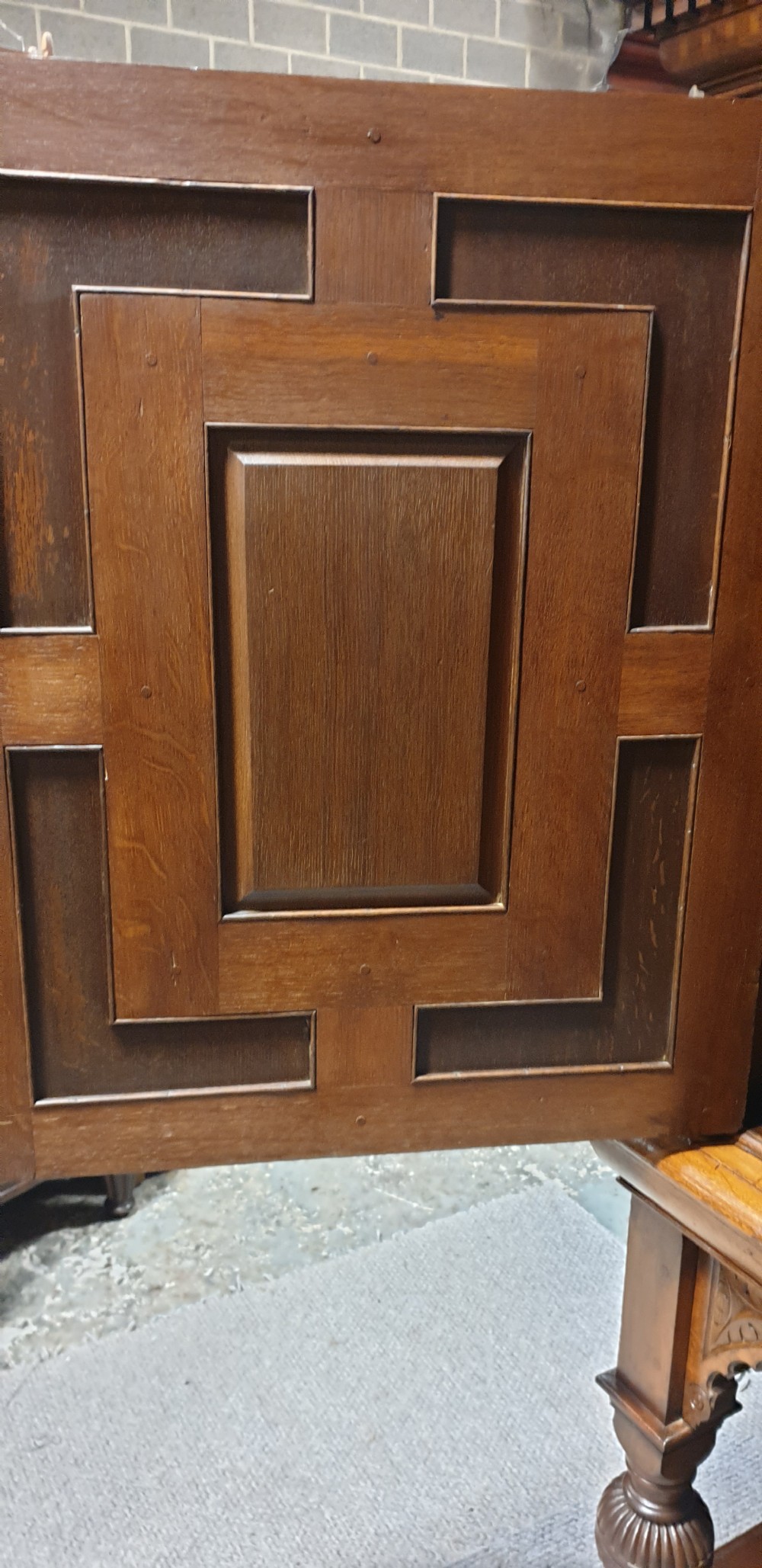 Magnificent Oak Cabinet on Stand View XIII