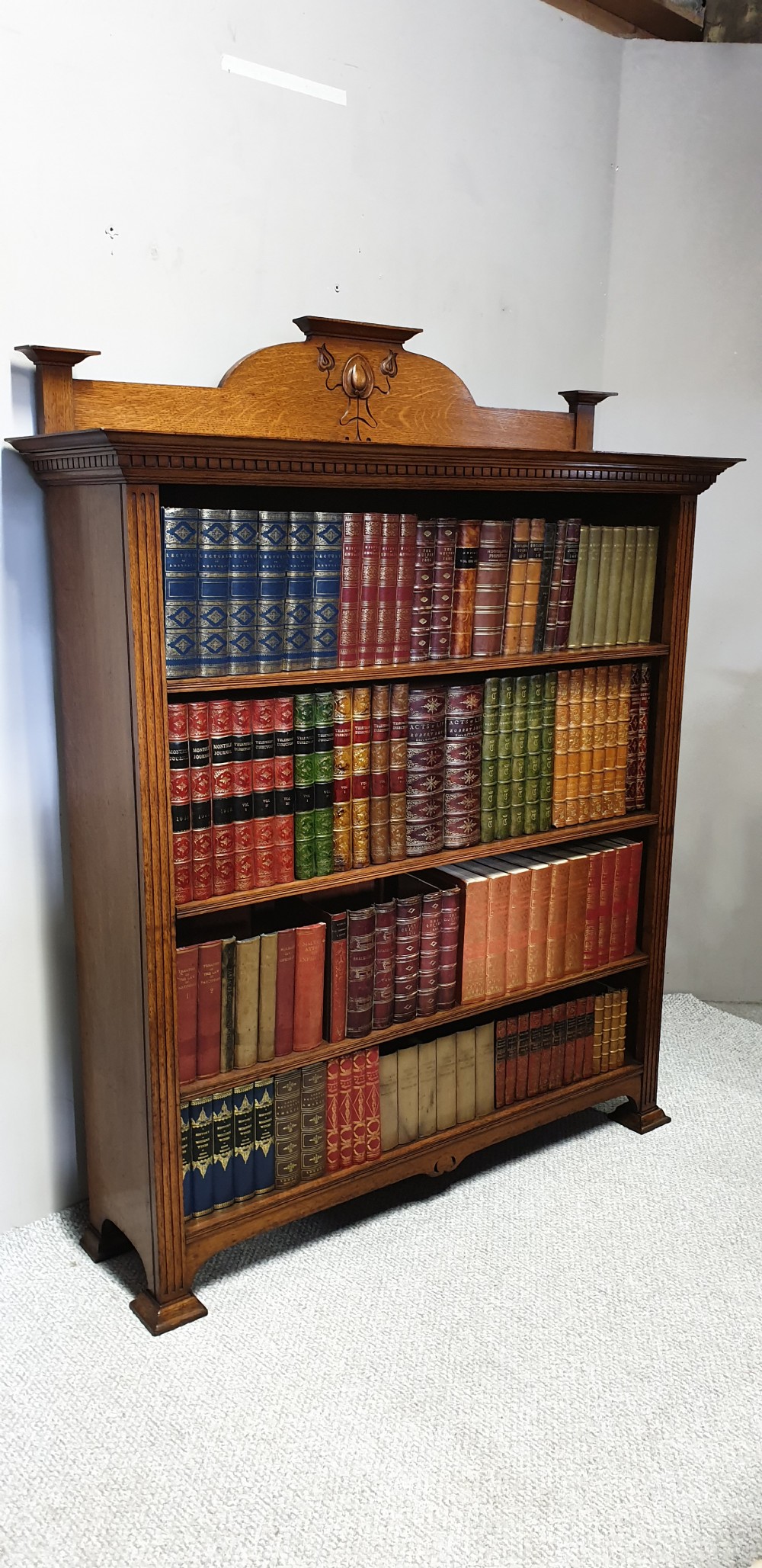 Art Noveau open Library Bookcase