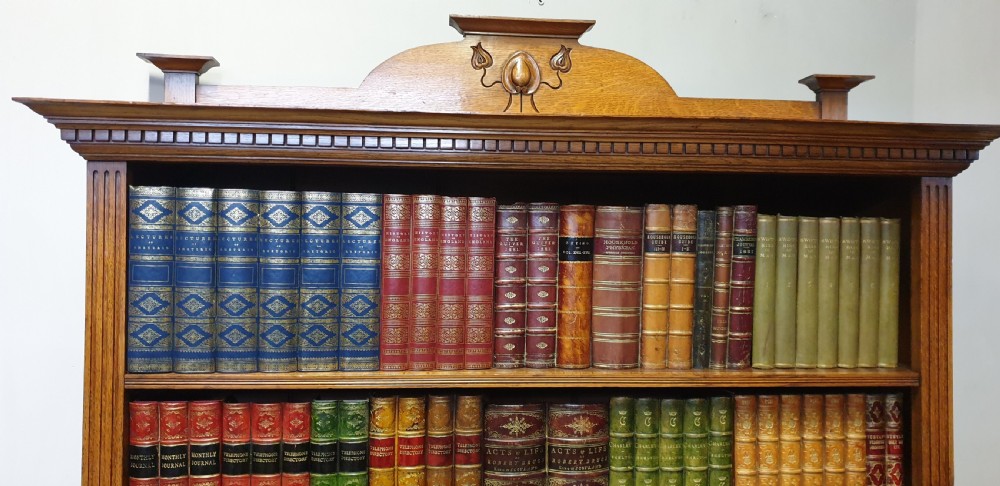 Art Noveau open Library Bookcase View IV