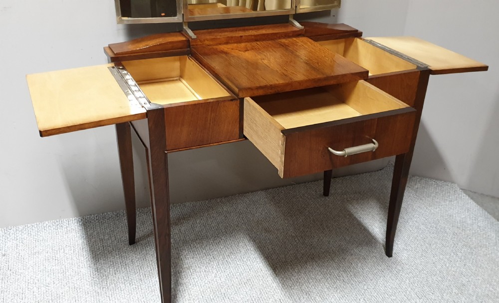 Super French Art Deco Rosewood Dressing Table View VII