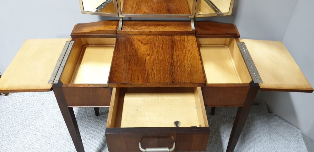 Super French Art Deco Rosewood Dressing Table View VIII