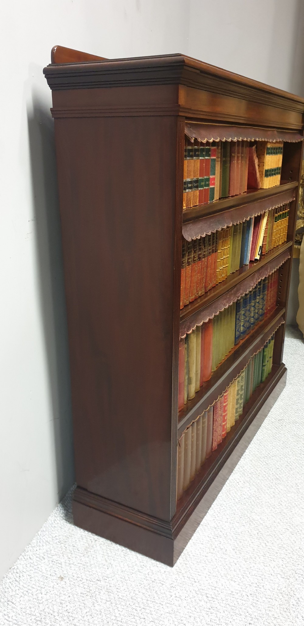 Top Quality Mahogany Open Bookcase View II