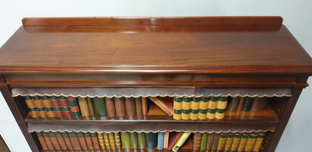 Top Quality Mahogany Open Bookcase View V