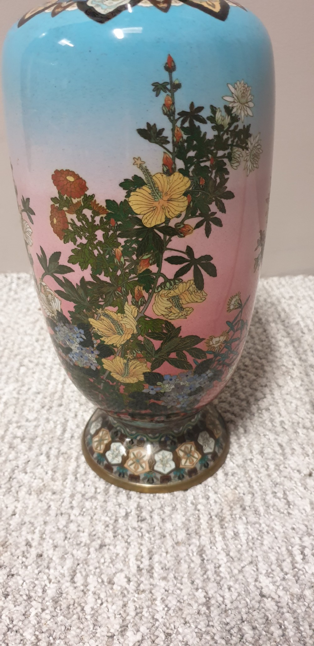 Large Cloisonne Lamp View II