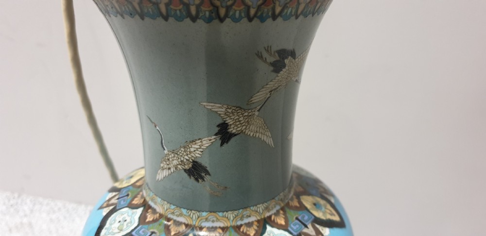 Large Cloisonne Lamp View VI