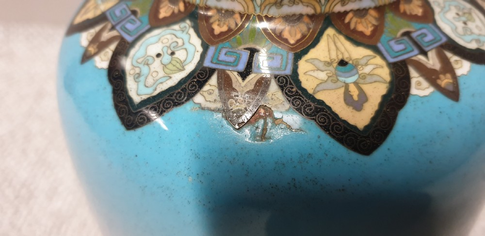 Large Cloisonne Lamp View VII