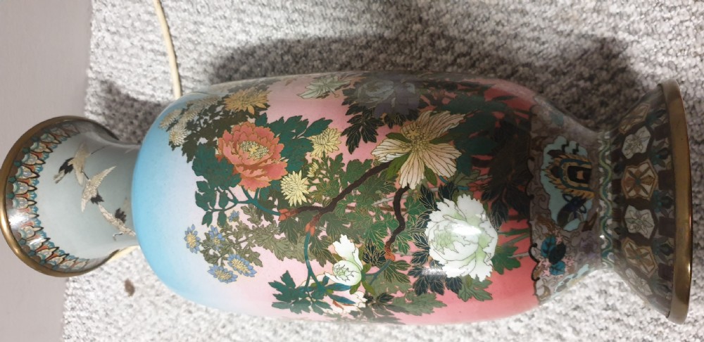 Large Cloisonne Lamp View X
