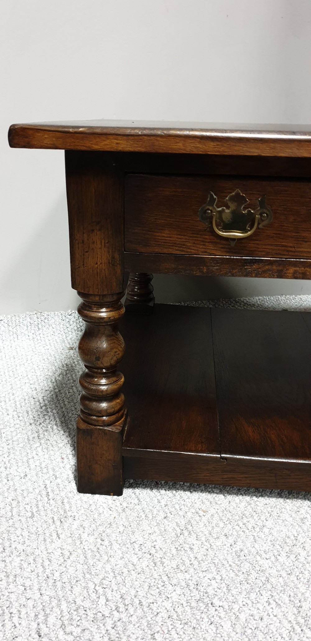 Dark Oak Low Coffee Table View VII