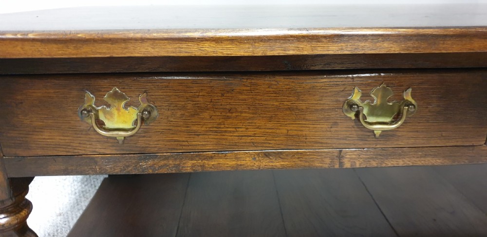 Dark Oak Low Coffee Table View VIII
