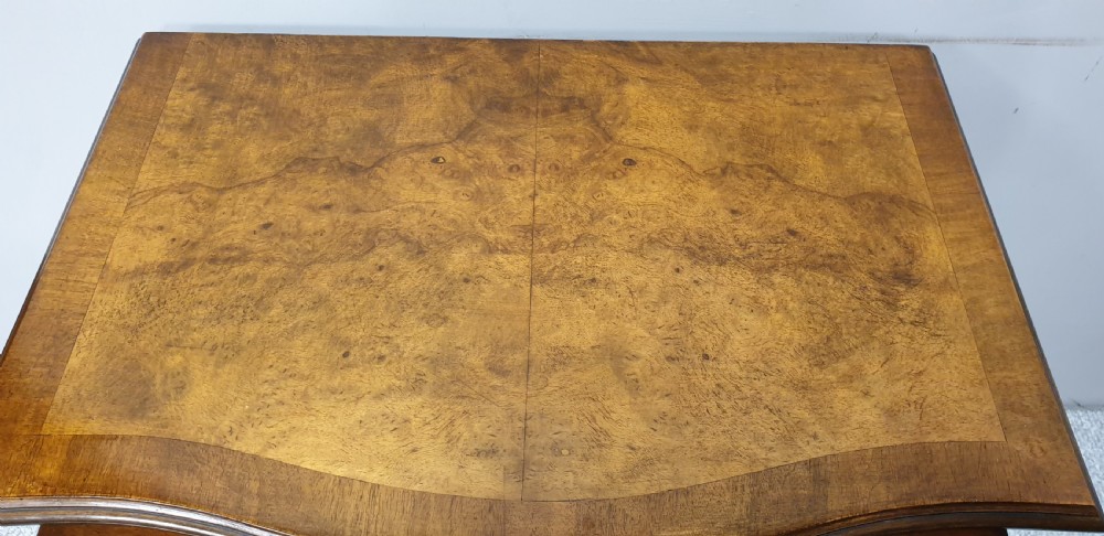 Burr Walnut Serpentine Chest of Drawers View VI