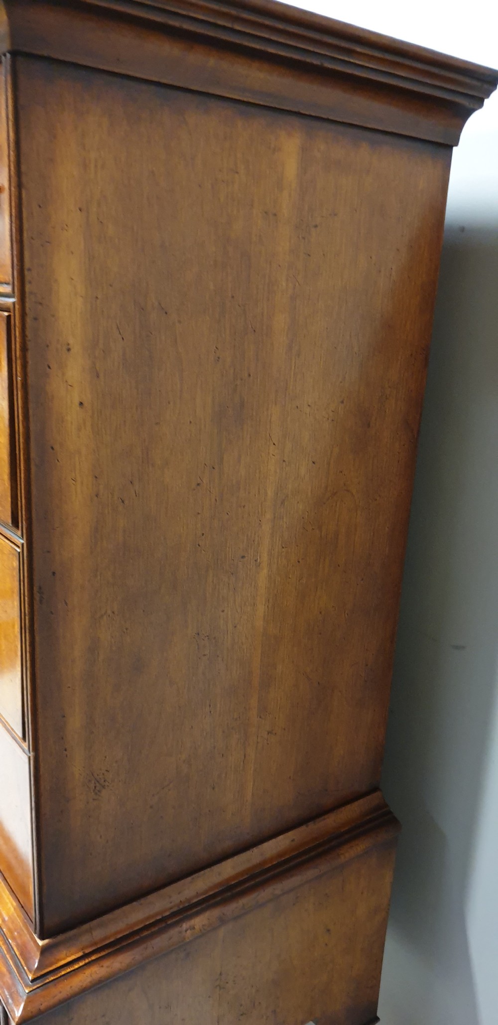 Outstanding Burr Walnut Chest of Drawers on Stand View X