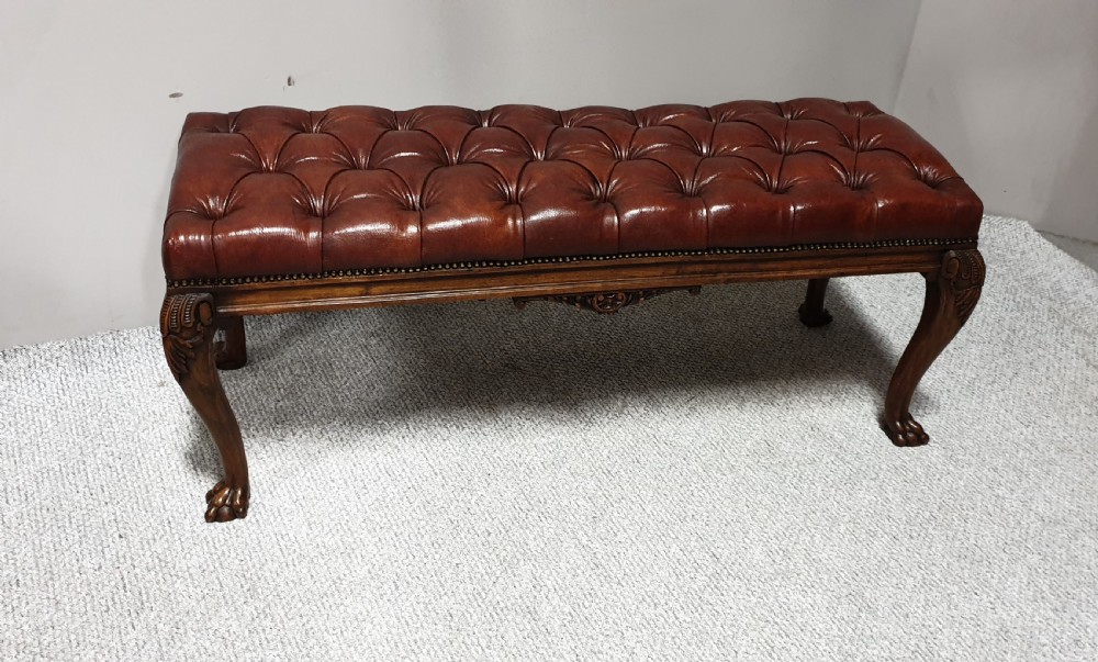 Outstanding Leather Stool View II