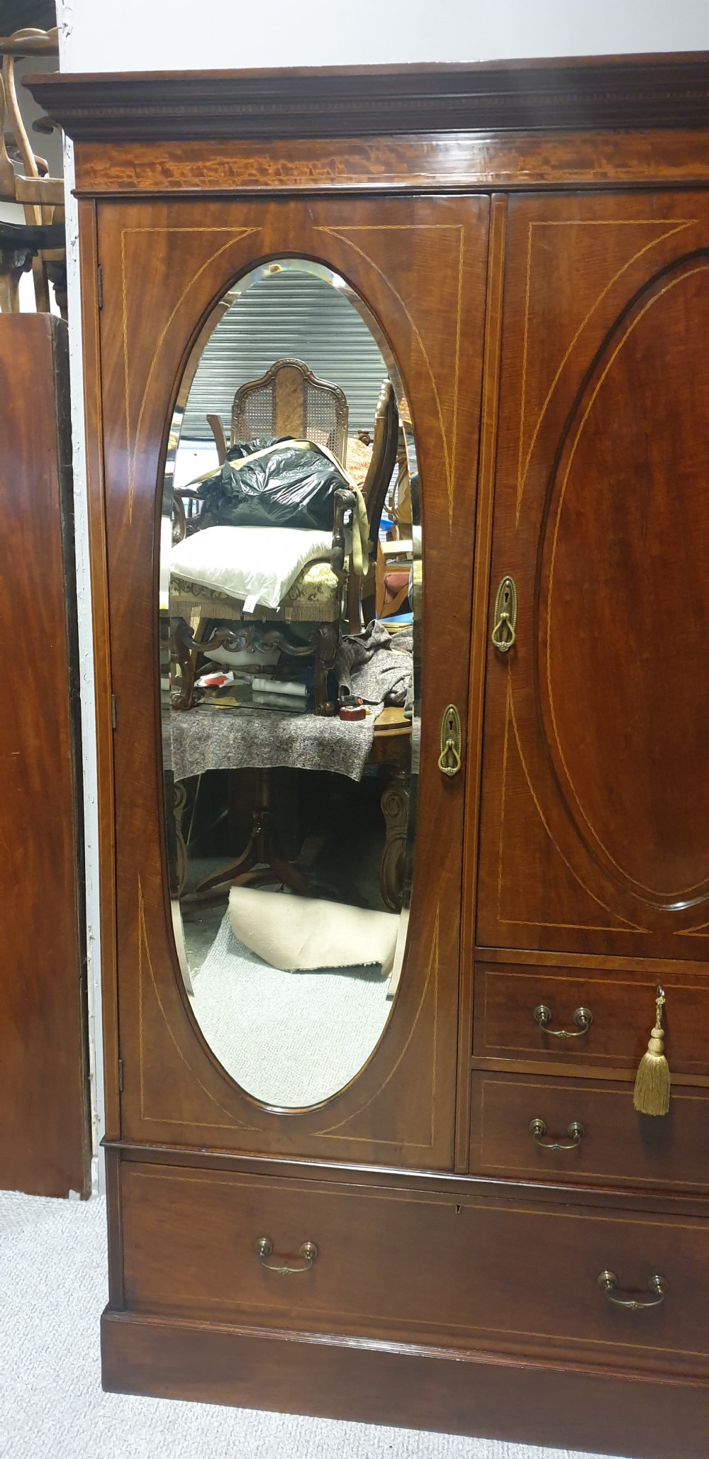 Excellent Quality Inlaid Compactum Wardrobe View IV