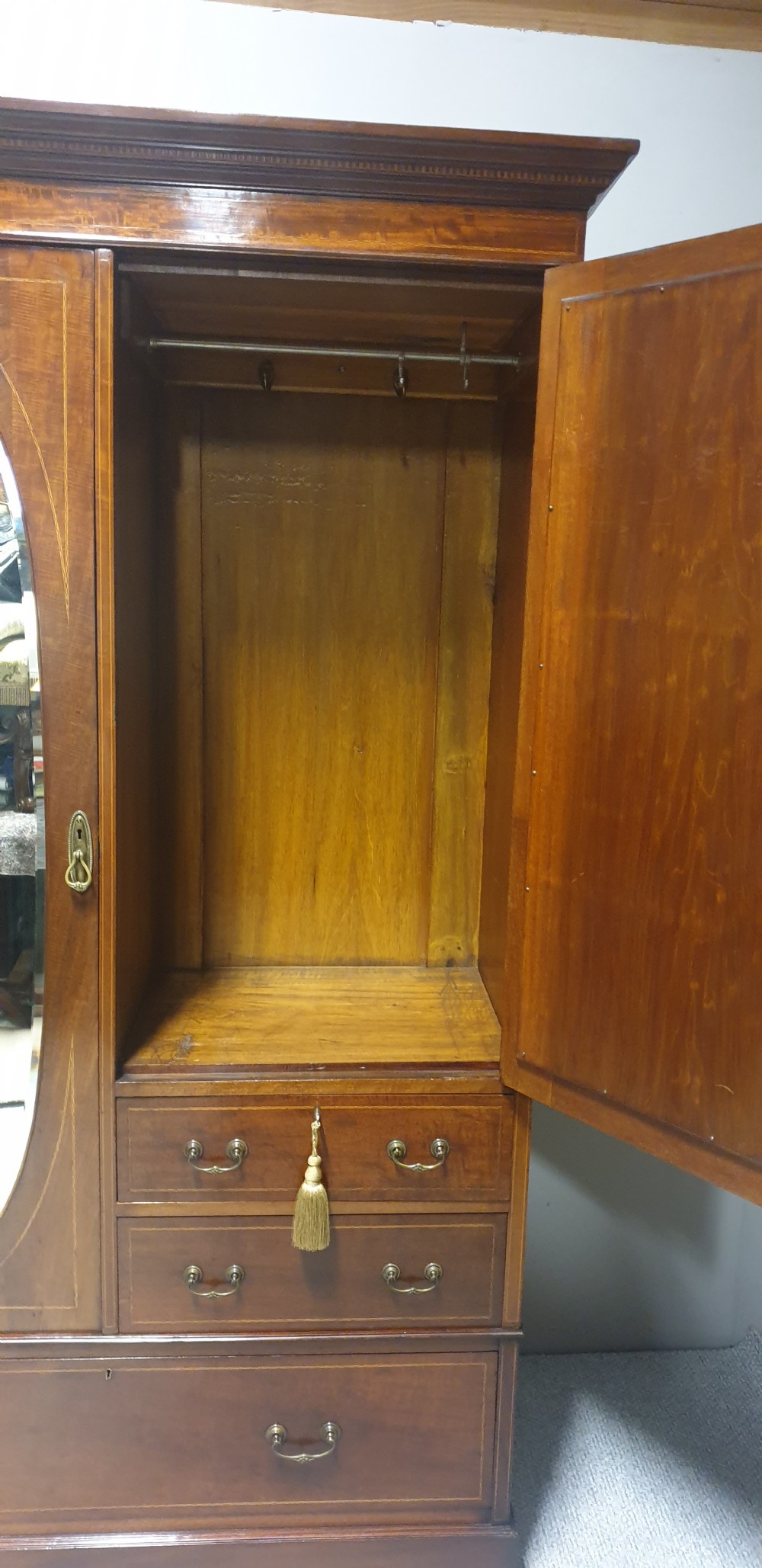 Excellent Quality Inlaid Compactum Wardrobe View VII